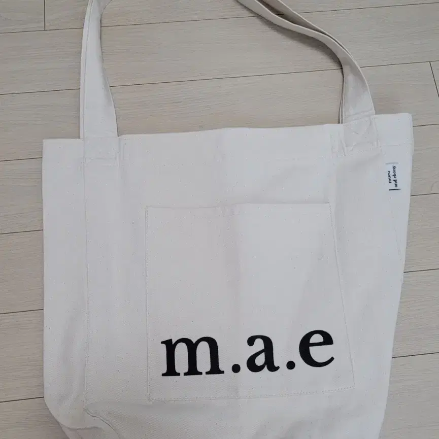 무쿠앤에보니 에코백 로고 숄더 토트백 MAE logo bag