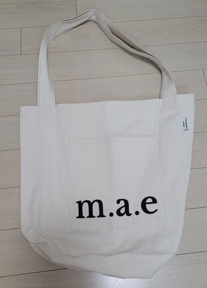 무쿠앤에보니 에코백 로고 숄더 토트백 MAE logo bag