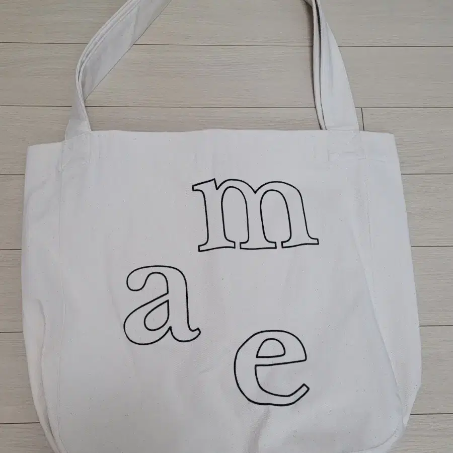 무쿠앤에보니 에코백 로고 숄더 토트백 MAE logo bag