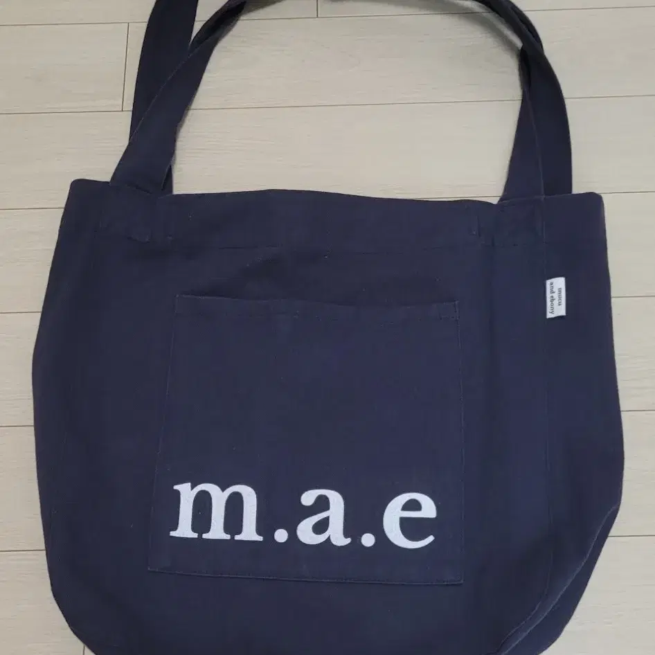 무쿠앤에보니 에코백 로고 숄더 토트백 MAE logo bag