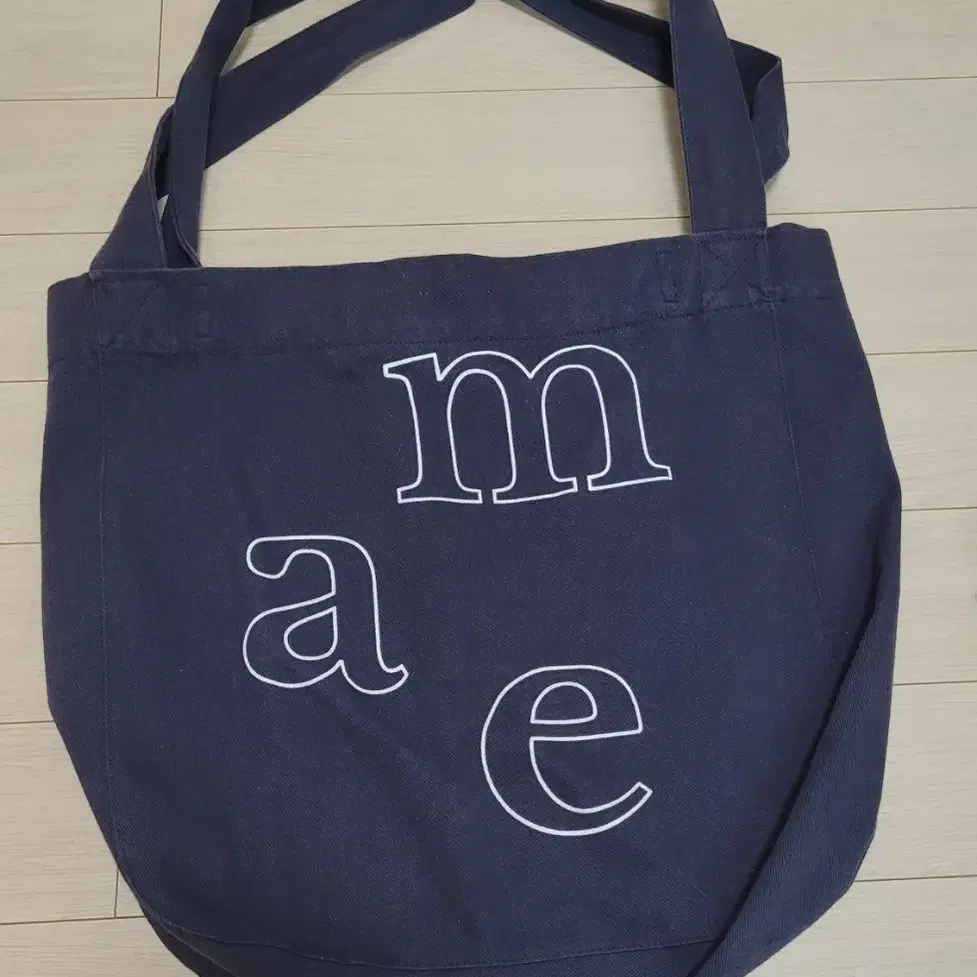 무쿠앤에보니 에코백 로고 숄더 토트백 MAE logo bag