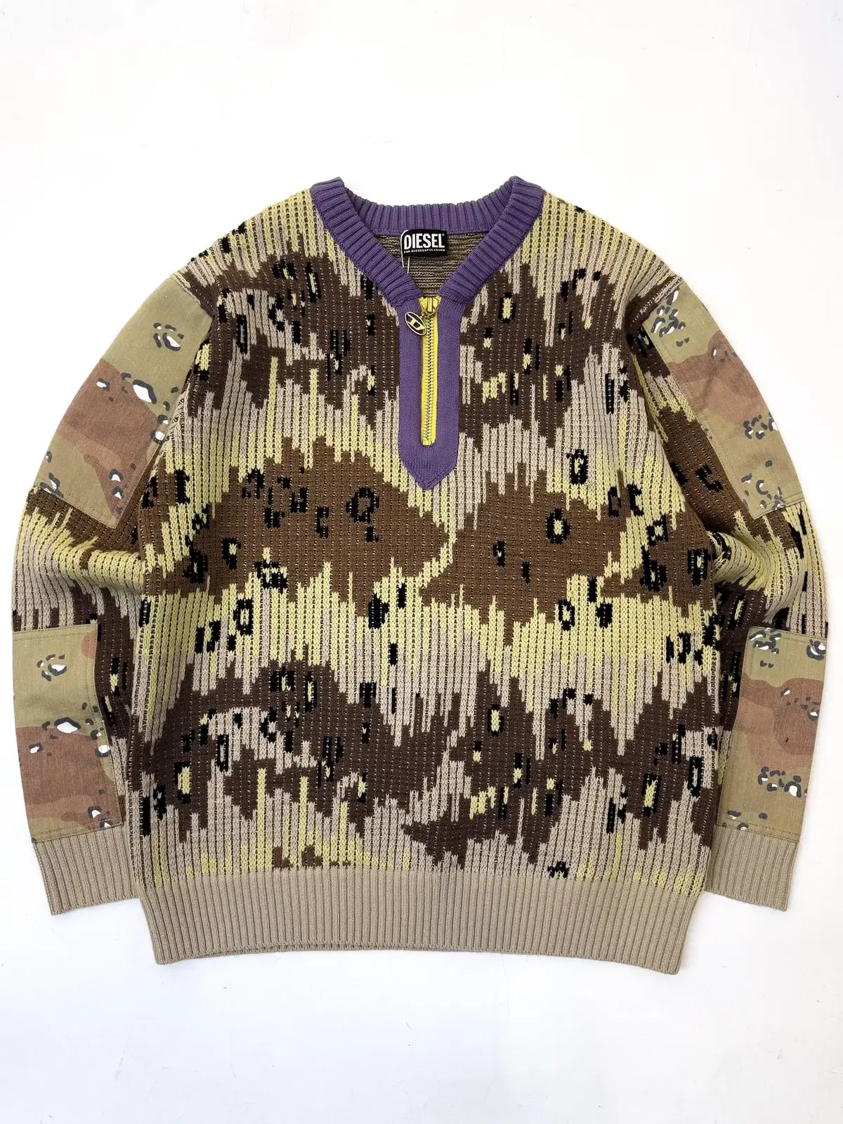 Diesel Kay Amilus camo sweater