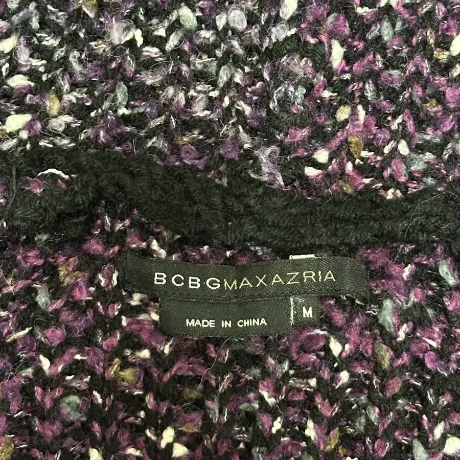 BCBG 퍼플 가디건