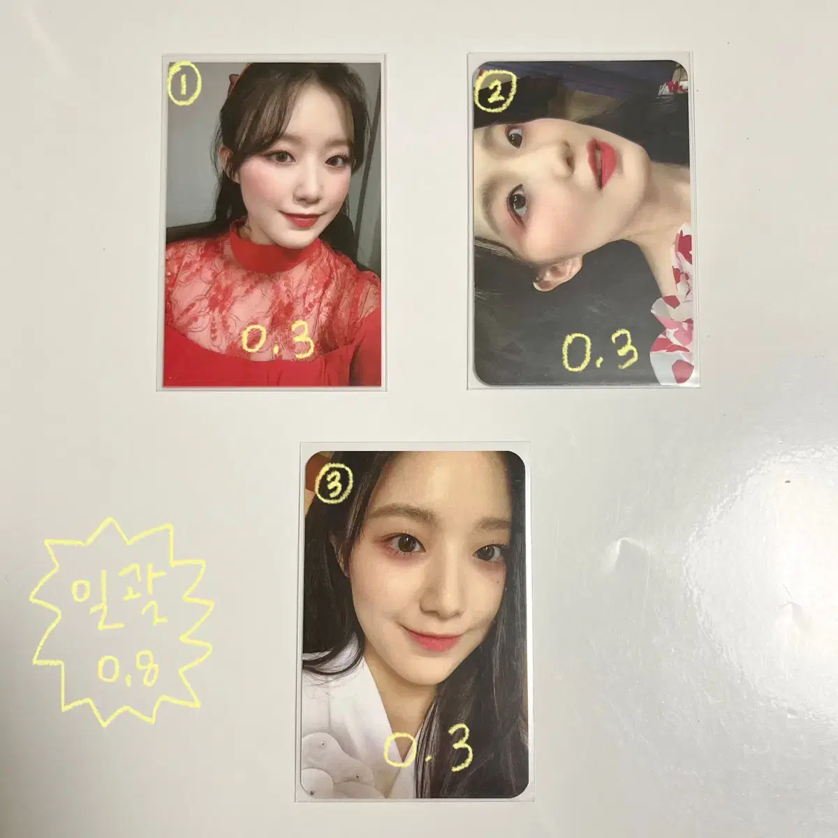 Idle miyeon minnie soojin soyeon yuqi shuhua photocard WTS