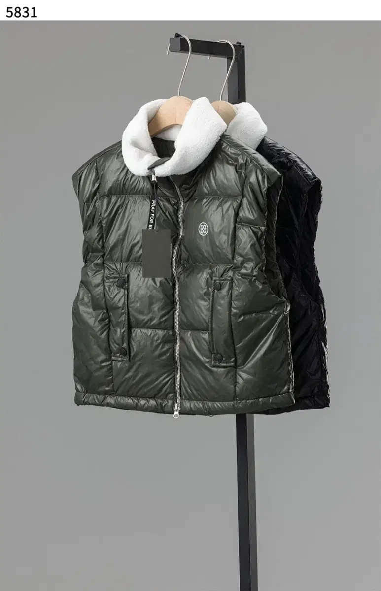 여성 골프웨어 SHORT PUFFER 조끼