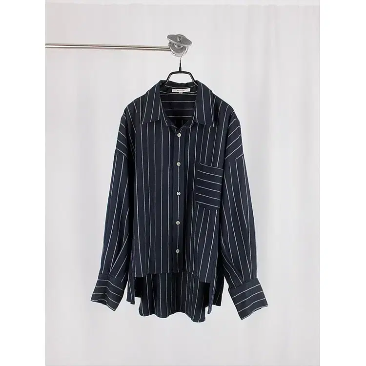 MOUSSY STRIPE LOOSE FIT SHIRTS