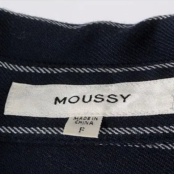 MOUSSY STRIPE LOOSE FIT SHIRTS