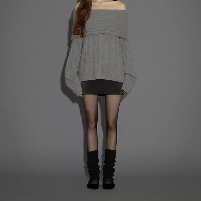 ods 오디에스 오프숄더 HADI OFF SHOULDER KNIT