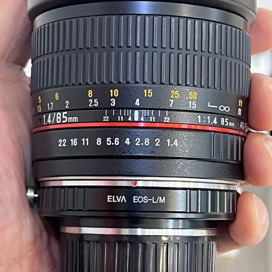 삼양 수동렌즈 85mm F1.4 AS IF UMC 캐논마운트