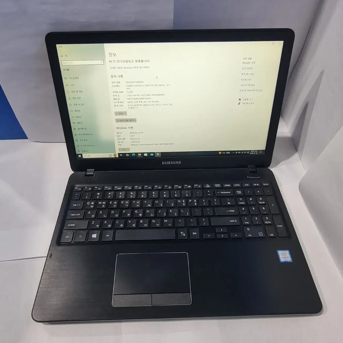 삼성노트북 i5 7200U 16G SSD 256G