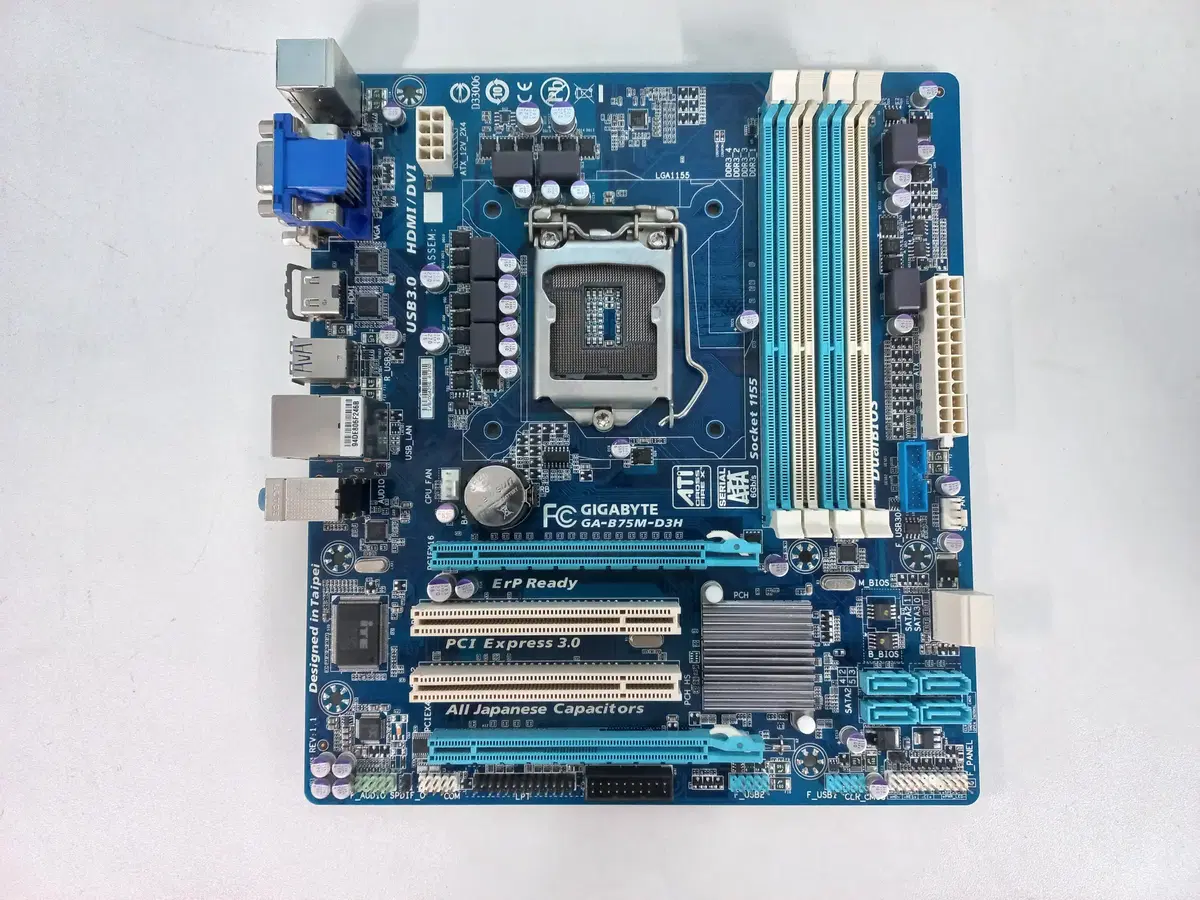 GIGABYTE GA-B75M-D3H(1155소켓,2~3세대)