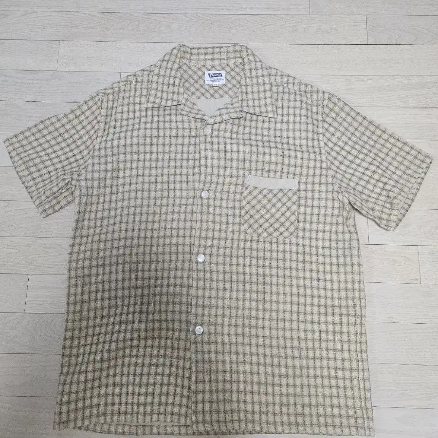 Pherrow's  Open Collar S/S Check Shirts