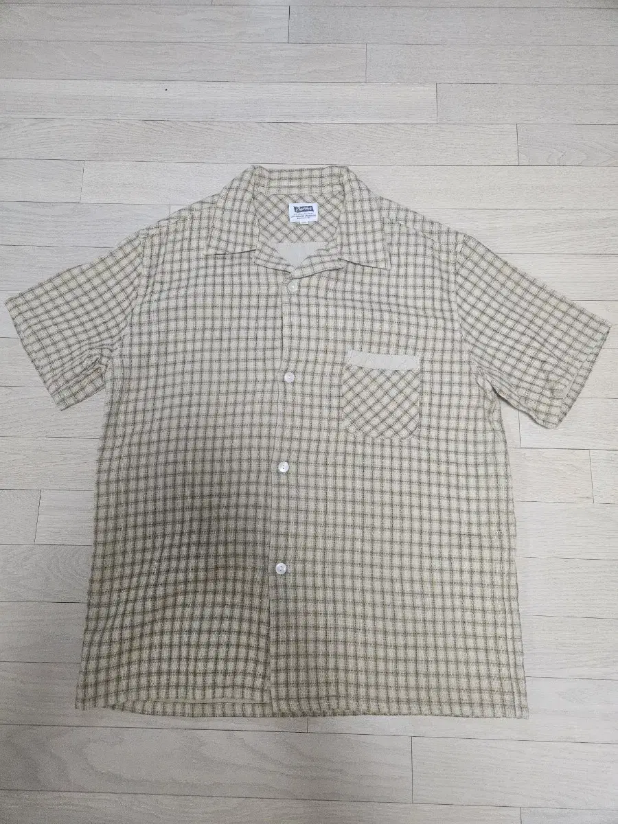 Pherrow's  Open Collar S/S Check Shirts