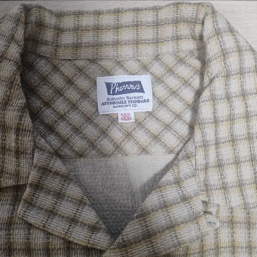 Pherrow's  Open Collar S/S Check Shirts