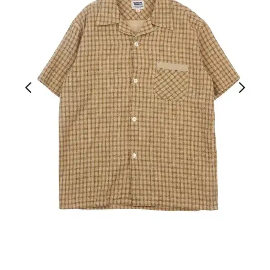 Pherrow's  Open Collar S/S Check Shirts