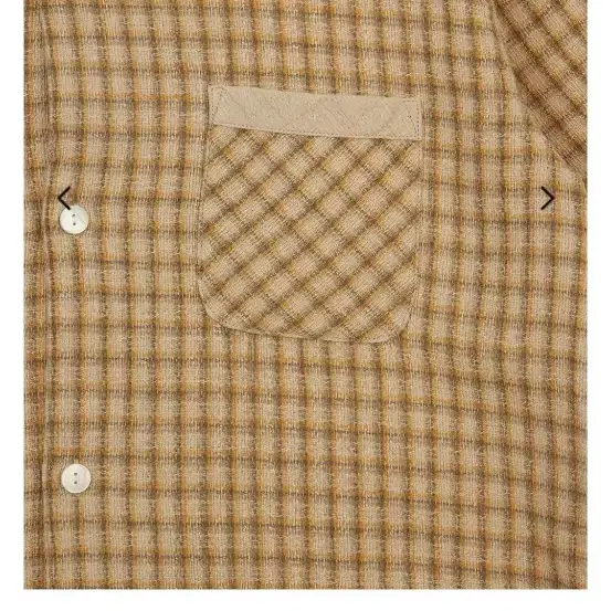 Pherrow's  Open Collar S/S Check Shirts