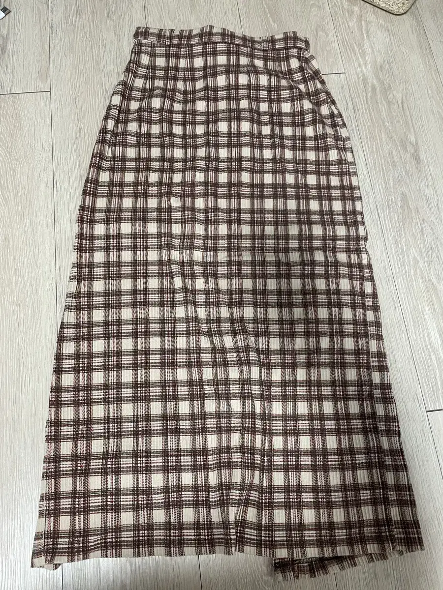 Vintage check skirt