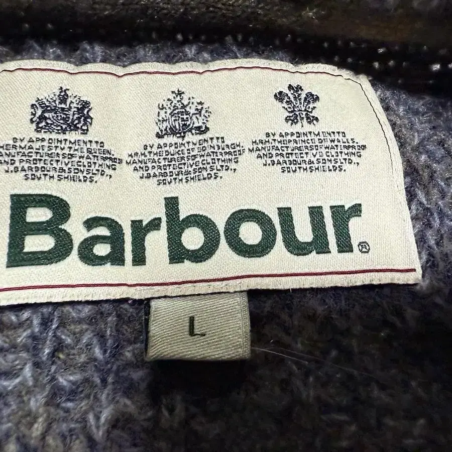 Barbour 바버 울 스웨터 남성용 105사이즈