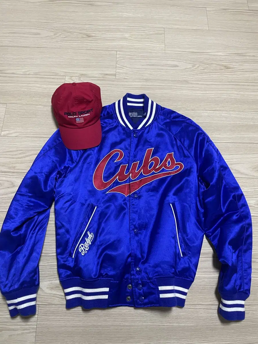 Polo MLB CUPs Varsity Jacket Medium