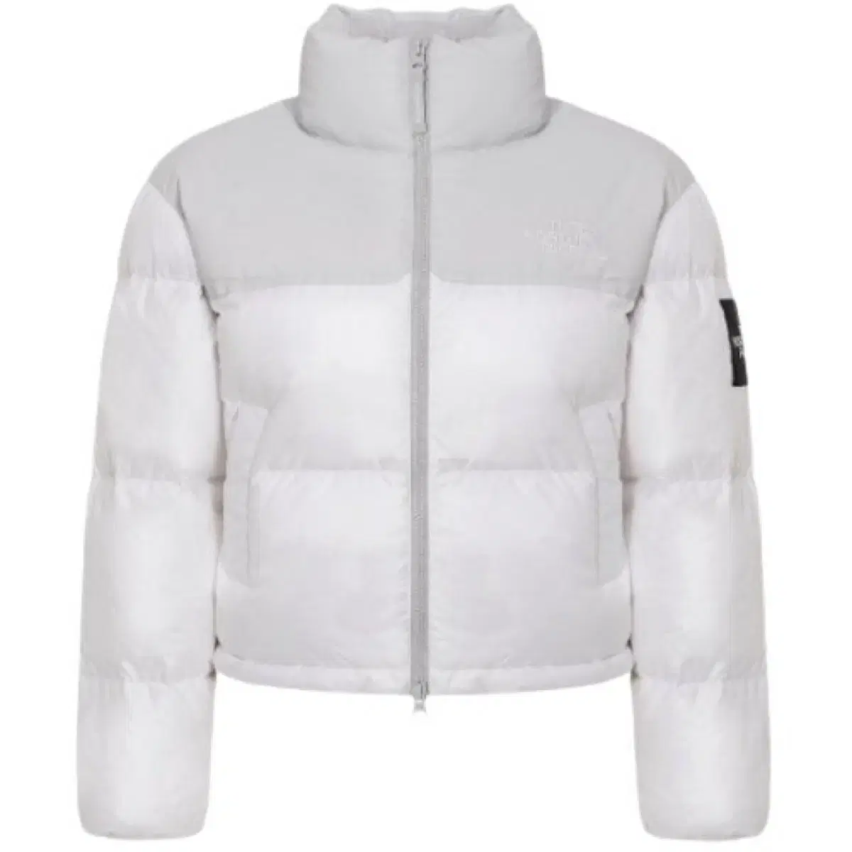 The North Face White Belle Novelty Knopsie Short Padded White NJ1DQ85K