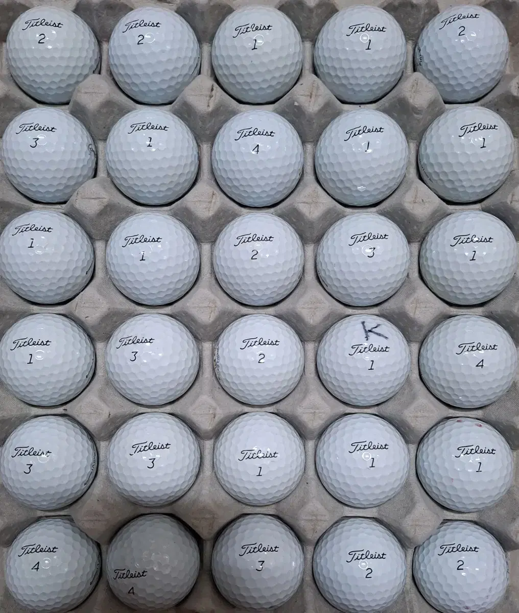 타이틀리스트 PROV1 A급 로스트볼 골프공 60알