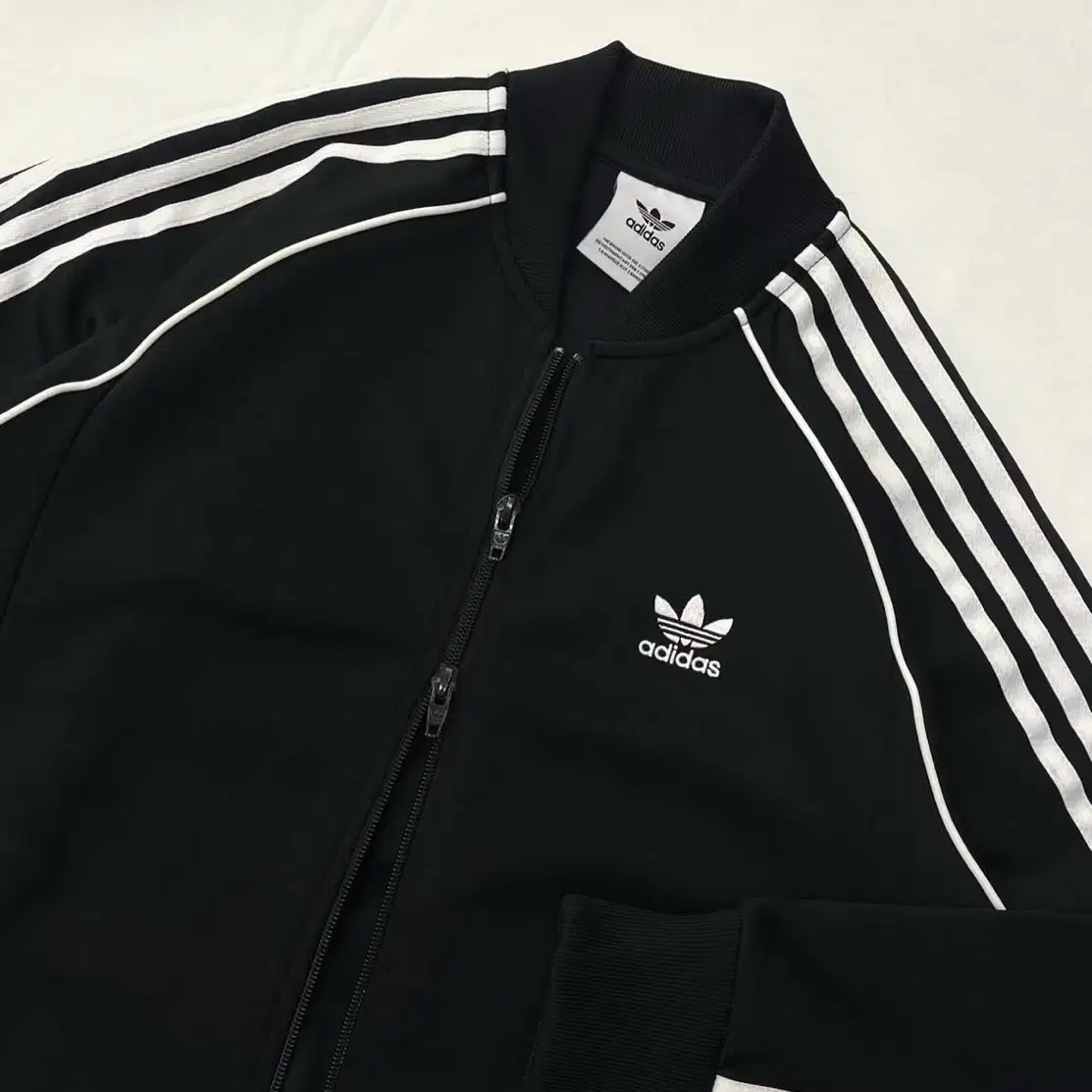 Adidas 아디다스 블랙 슈퍼스타 트랙탑