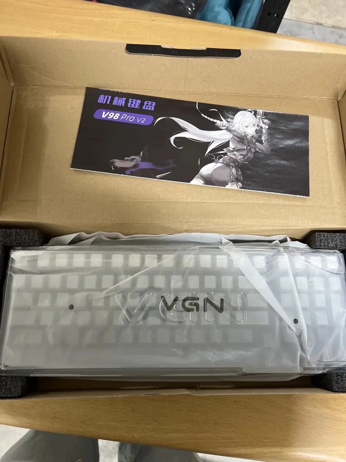 Vgn V98pro V2 인체공학 3모드 기계식 키보드