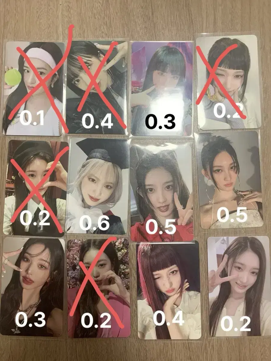 폭덤)ive lay yujin wonyoung liz gaeul leeseo photocard sell alpo unreleased photocard