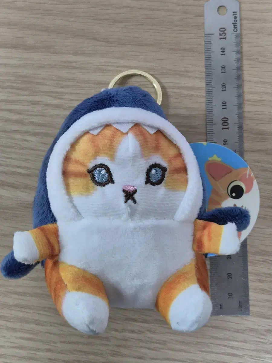 럭캣 상어 고양이 인형 키링 12cm