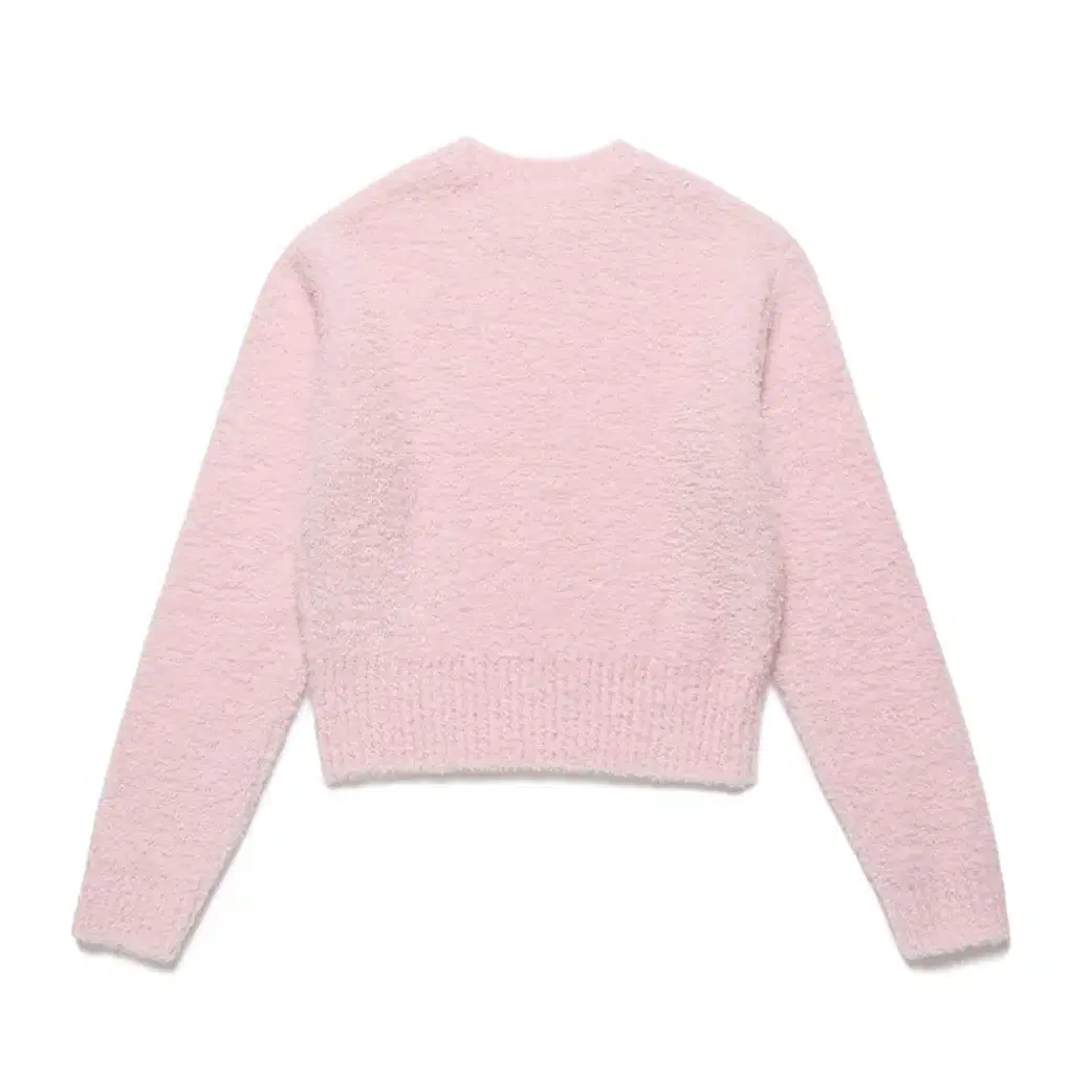 로라로라 CREW NECK CROP KNIT PINK