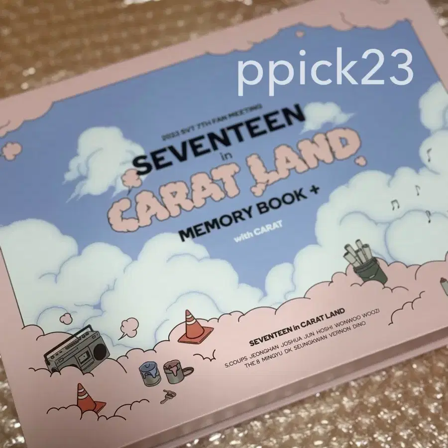 세븐틴 7th 2023 팬미팅 캐럿랜드 메모리북 SVT CARATLAND