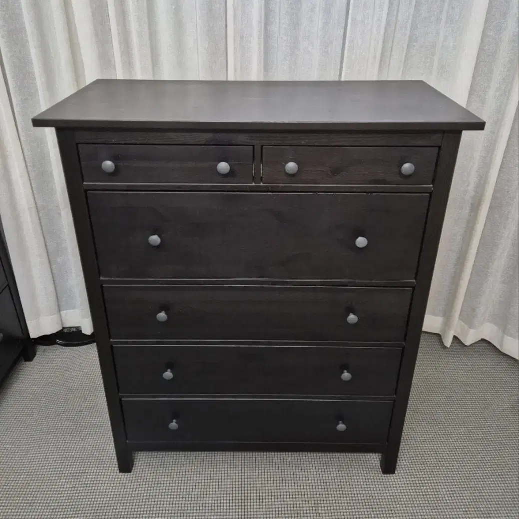 이케아 햄네스 HEMNES 6칸 서랍장