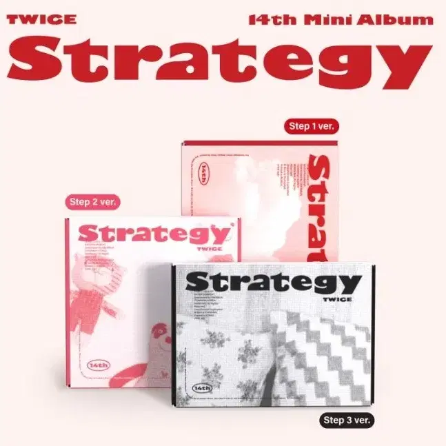 트와이스 twice 미개봉 미니 14th 앨범 strategy 포카 럭드