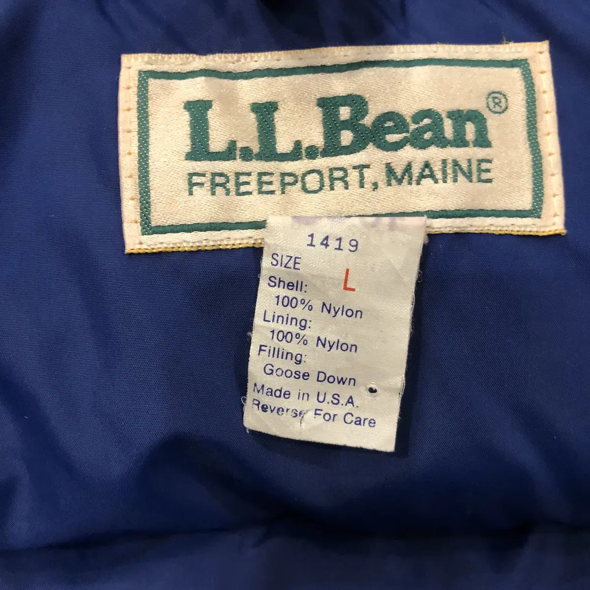 80s L.L.Bean Down Vest USA made