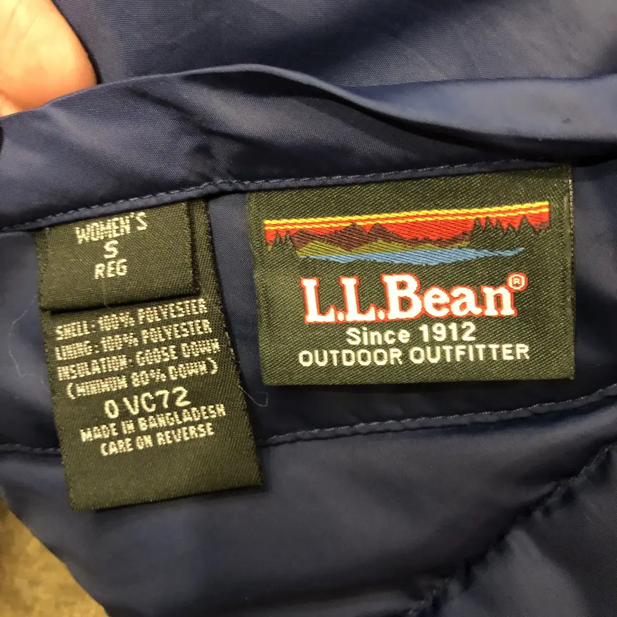 L.L.Bean Reversible Down Vest - S