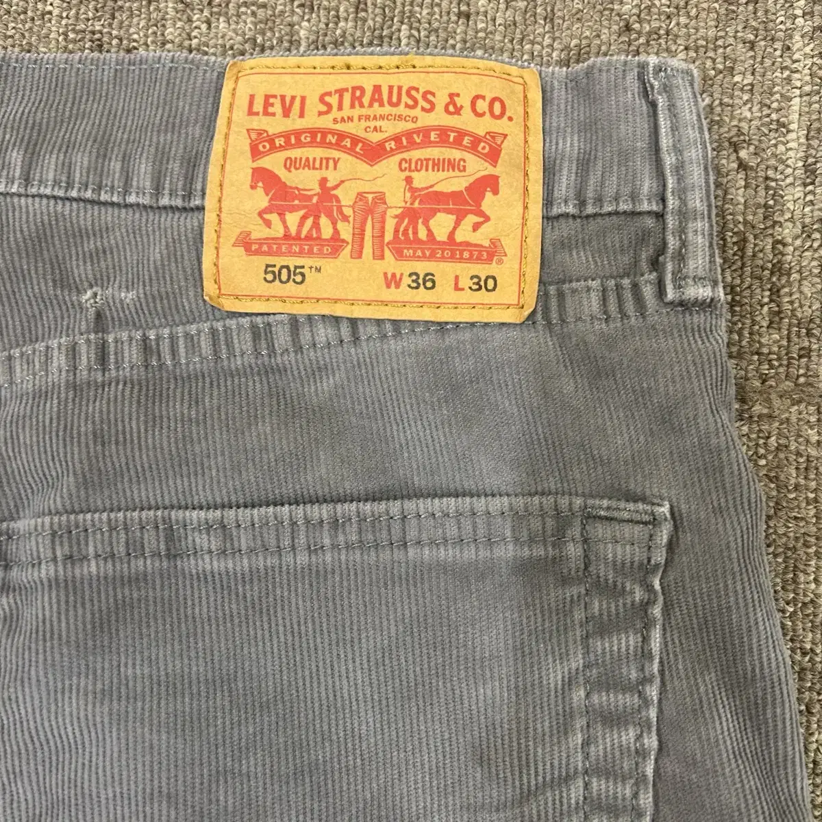 (36)Levi's 505 리바이스 코듀로이 팬츠