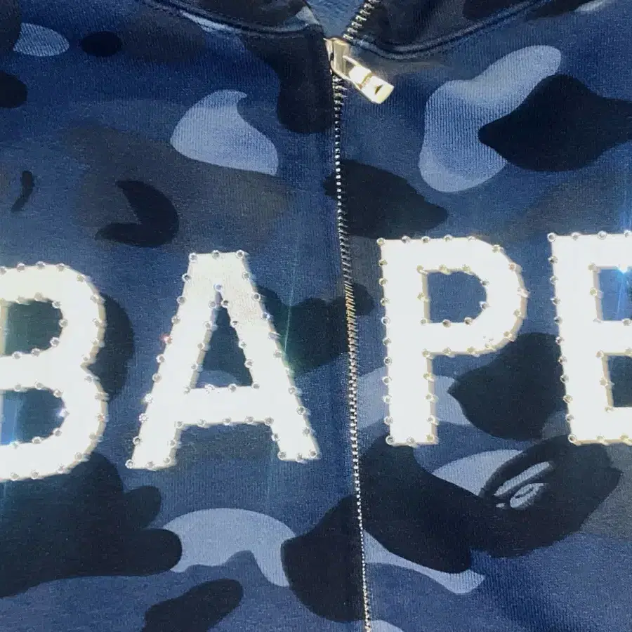 [XL] Bape x 스와로브스키 콜라보 후드집업