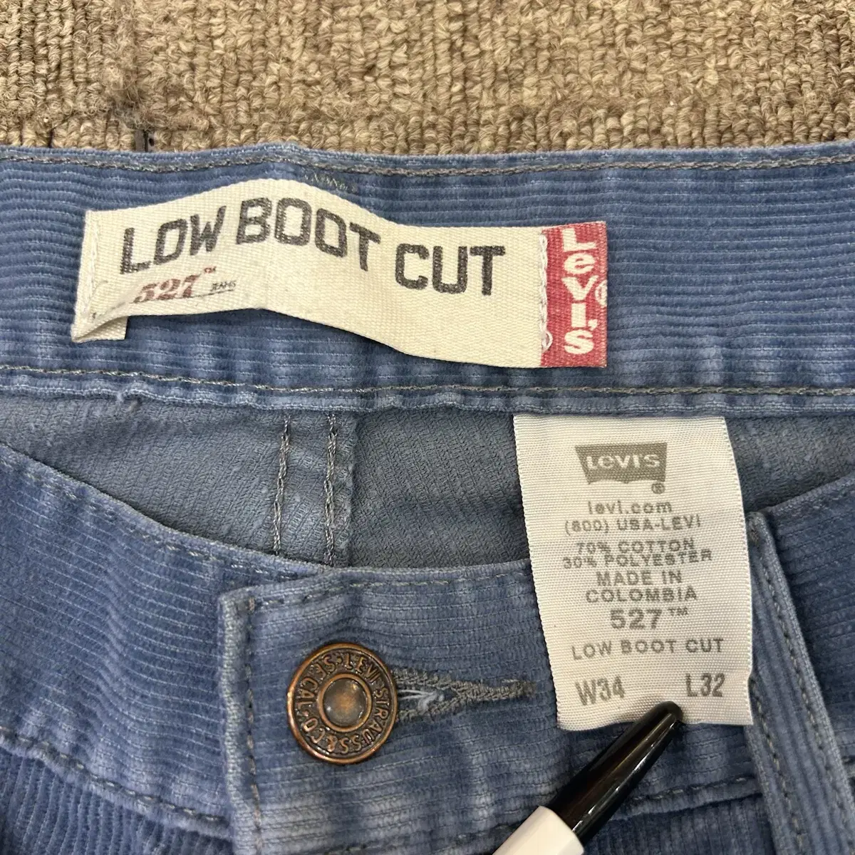 (35)Levi's 527 리바이스 코듀로이 팬츠