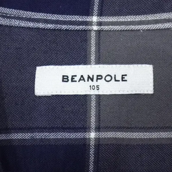 (105) 빈폴 BEANPOLE 빅체크 긴팔 면 셔츠