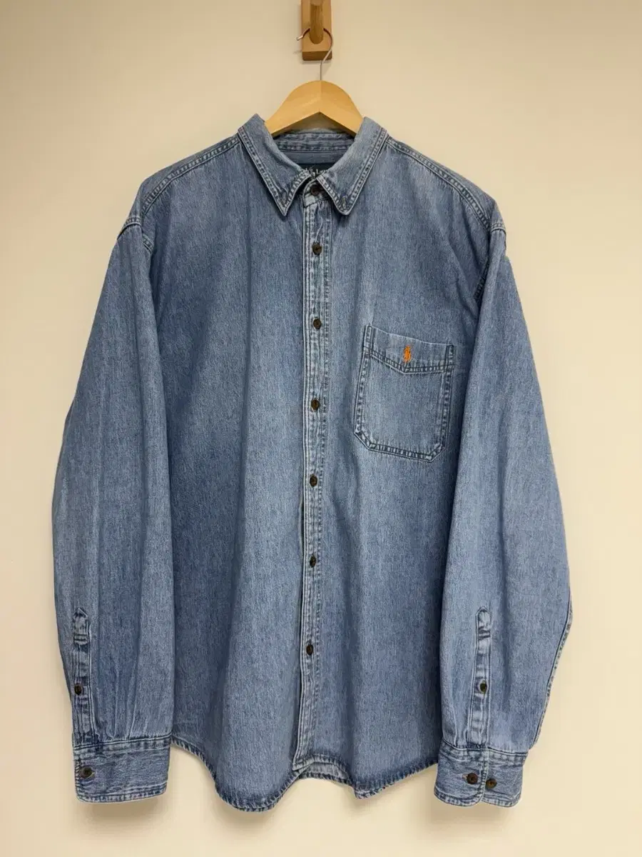 [XL] Polo Classic Fit Denim Vintage Shirt