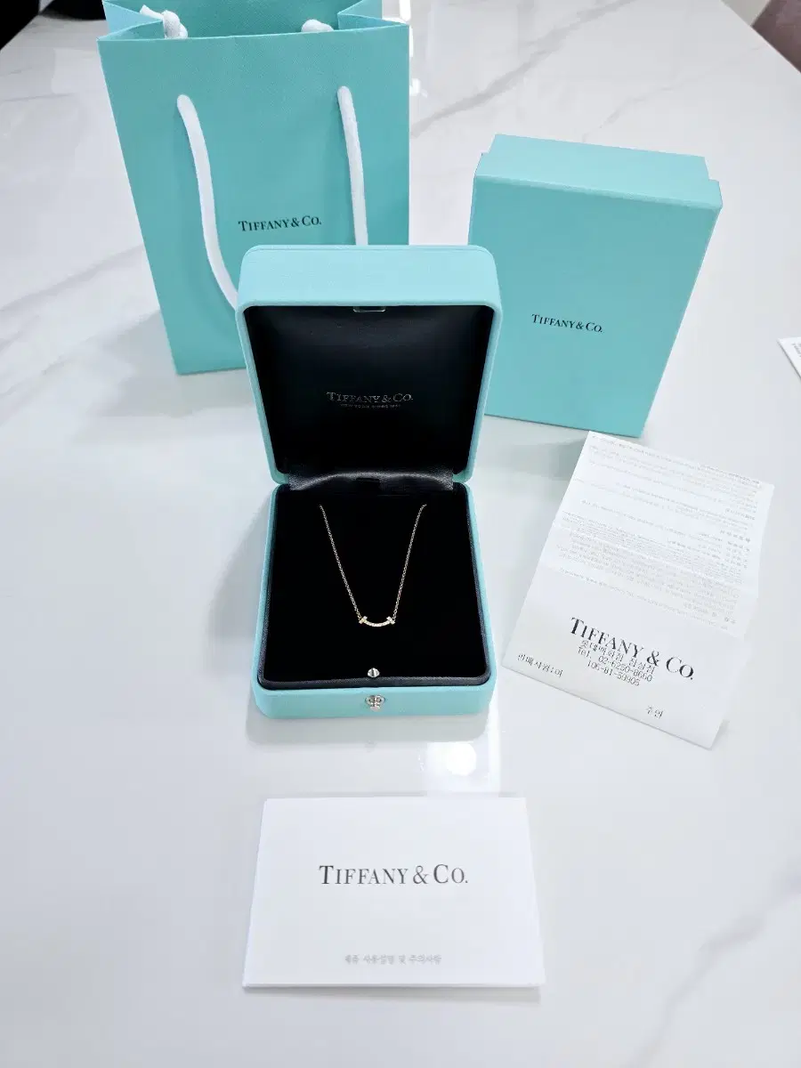 Tiffany T Smiley Dia Mini Necklace