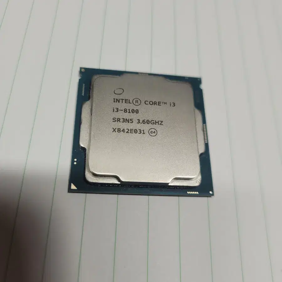 cpu i3 8100