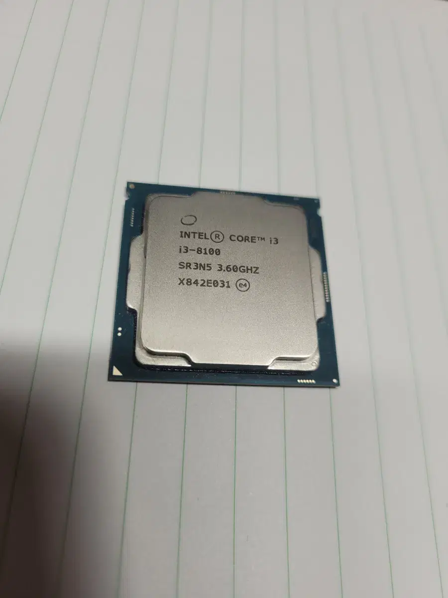 cpu i3 8100