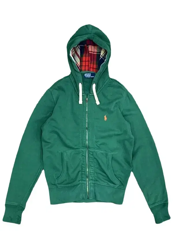 Polo Green Hooded Zip-up M