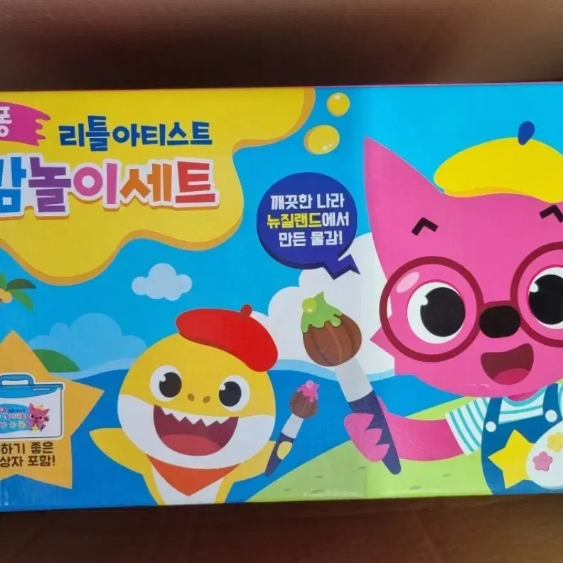 아동 핑크퐁 물감놀이세트 새상품