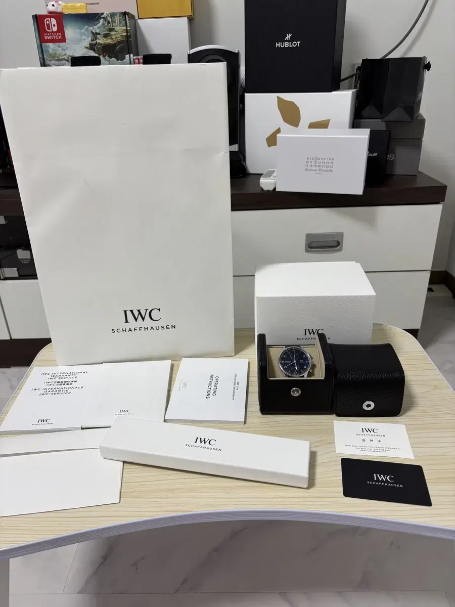 IWC 포르투기저 371609 신형 검판시계 풀박스 판매