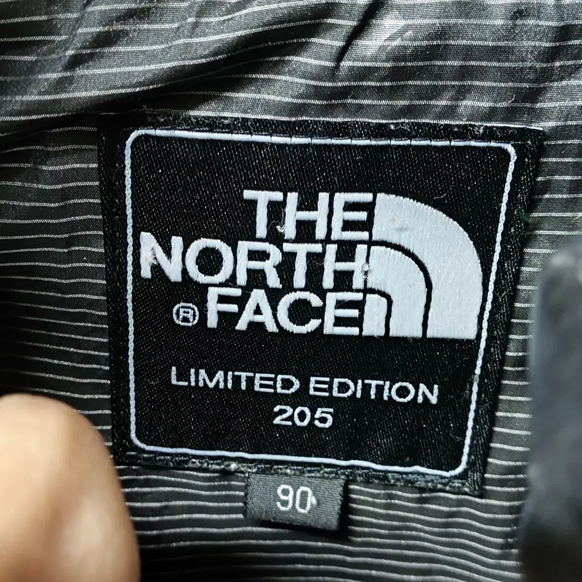 THE NORTH FACE 한정판 850 유광 구스 다운 패딩 코트