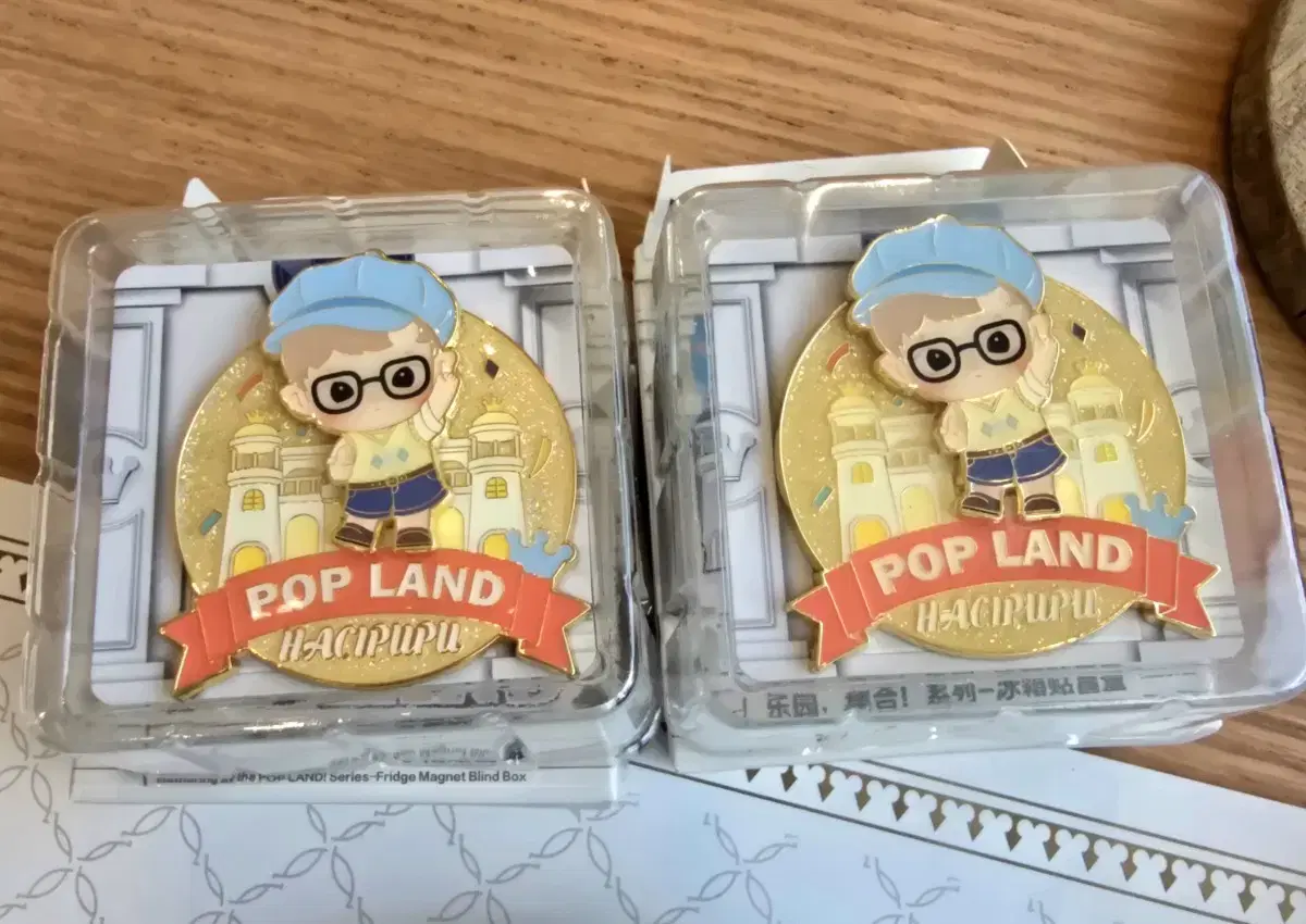 (POPMART)POPLAND Limited Hachipupu Fridge Magnet