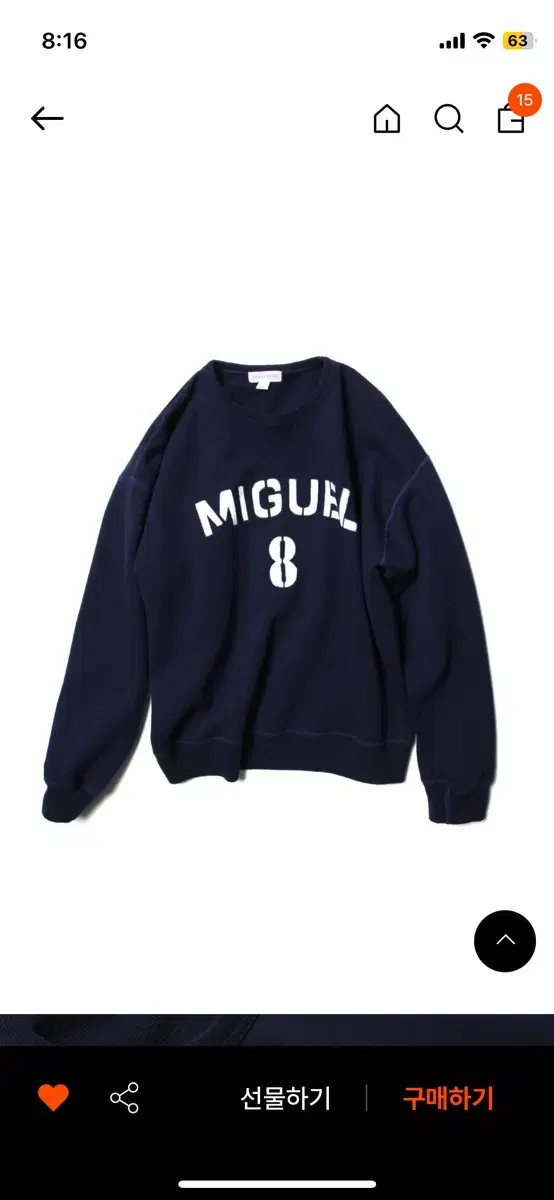 Thomas More Miguel Navy Sweatshirt XS