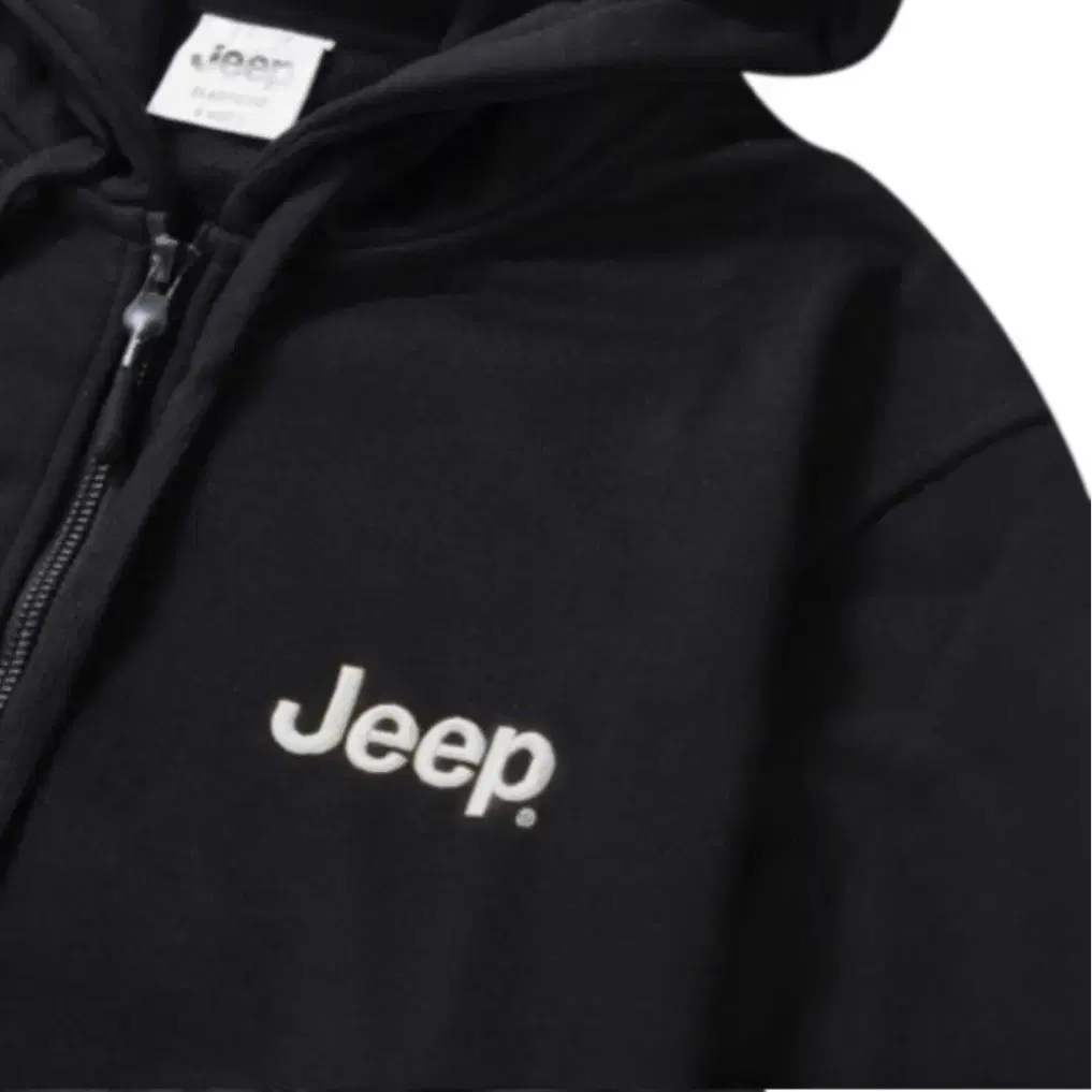 새옷) JEEP 후드집업 L 블랙 남여공용